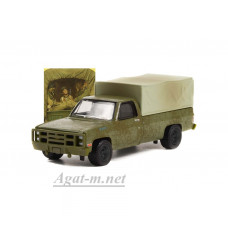 54060F-GRL CHEVROLET M1008 with Cargo Cover "U.S. Army" 1984, 1:64
